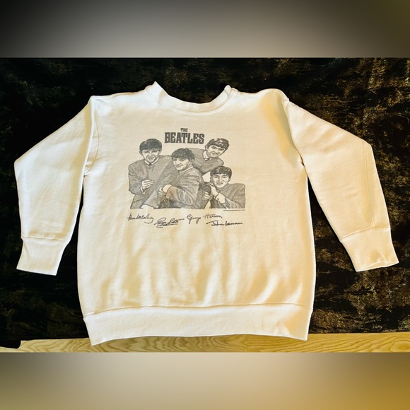 1963 VINTAGE BEATLES SWEATSHIRT ORIGINAL OWNER, TAG , PRISTINE CONDITION - Picture 3 of 7